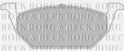 BORG & BECK bbp1618 -  Комплект тормозных колодок, дисковый тормоз